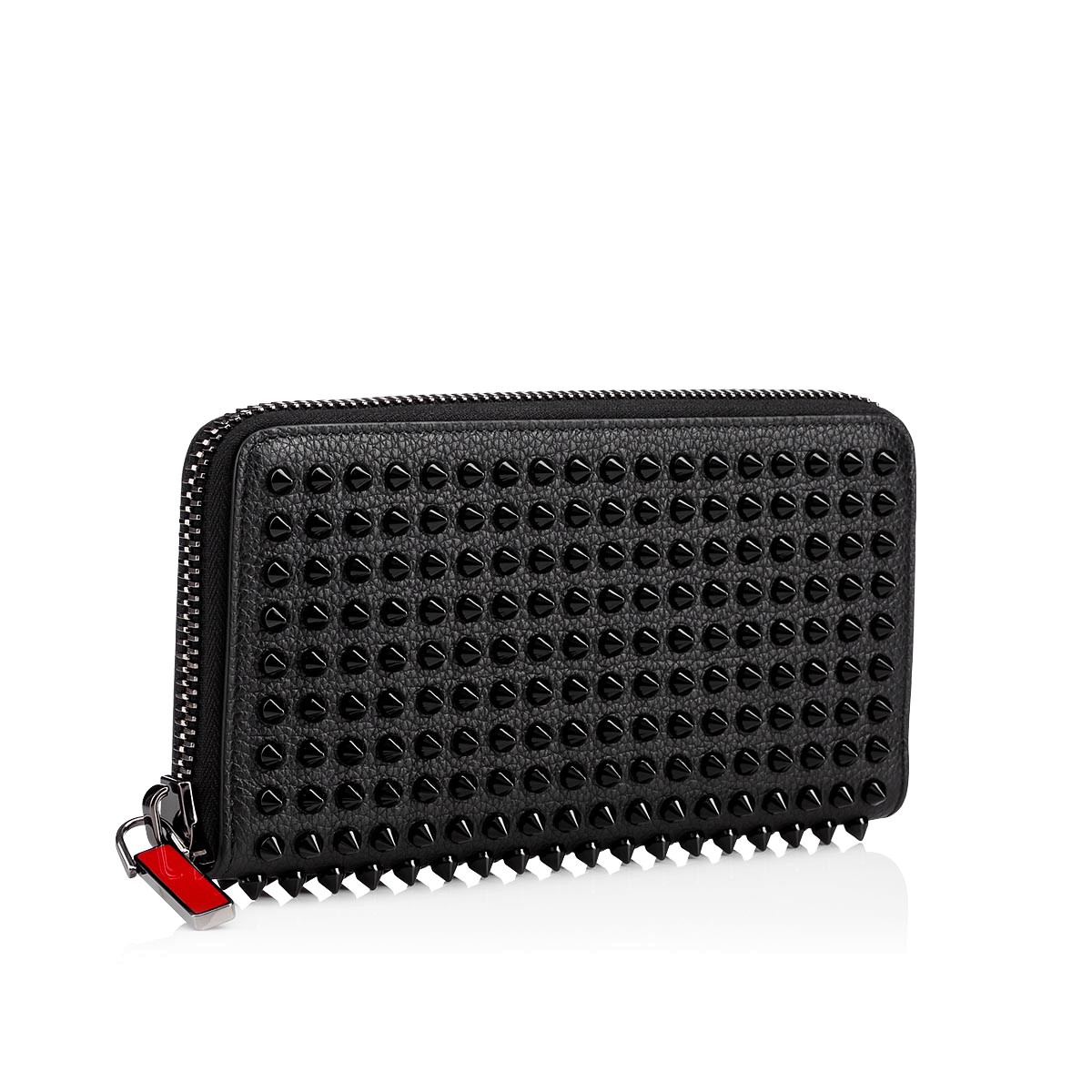 Mens Wallets and cardholders Christian Louboutin Wallets and cardholders Christian Louboutin Panettone Medium Leather Wallet in Black for Men 