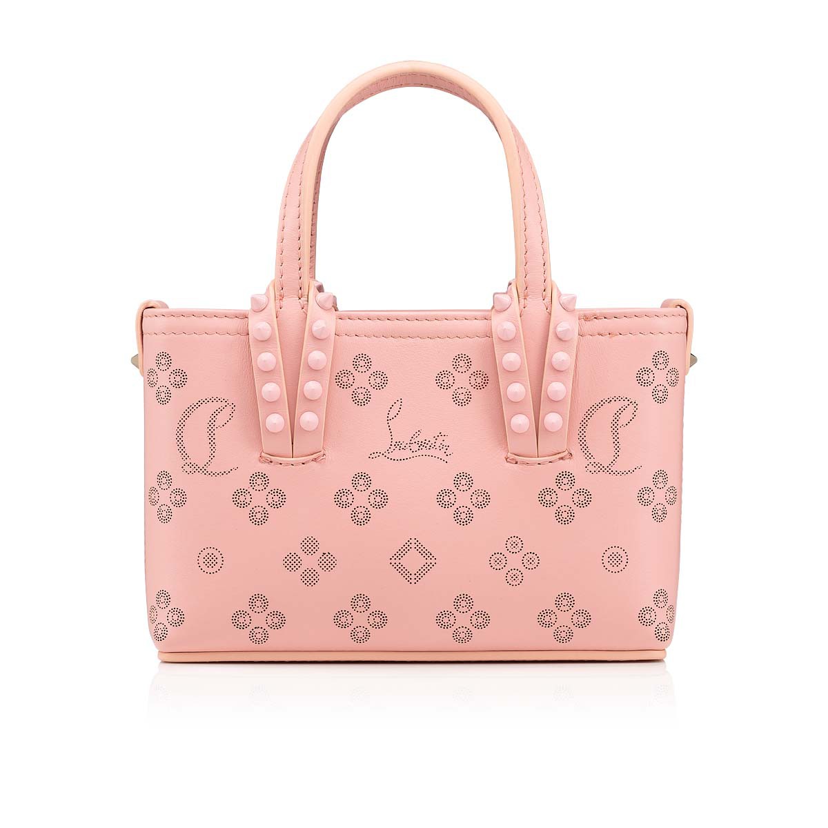 Cabata E/W nano Pink Calf - Handbags - Christian Louboutin
